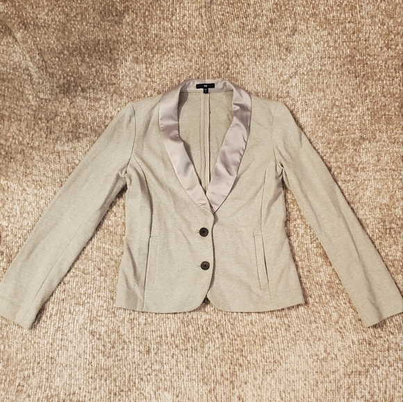 GAP Gray Stretchy Blazer - Picture 1 of 7